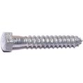 Midwest Fastener Lag Screw, 3/8 in, 2-1/2 in, Galvanized Hex Hex Drive 05580